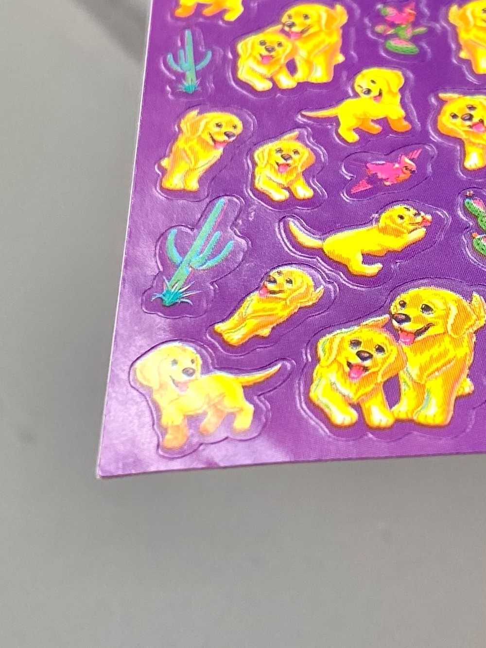 VTG Lisa Frank desert puppies complete sticker sheet - Picture 3 of 3